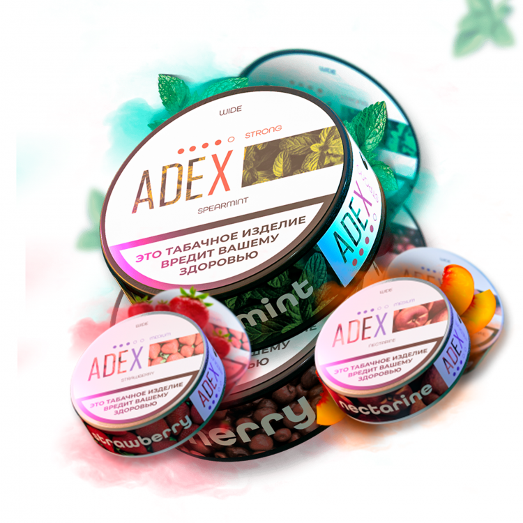 Жевательный Табак Adex Strong - Spearmint 12 гр